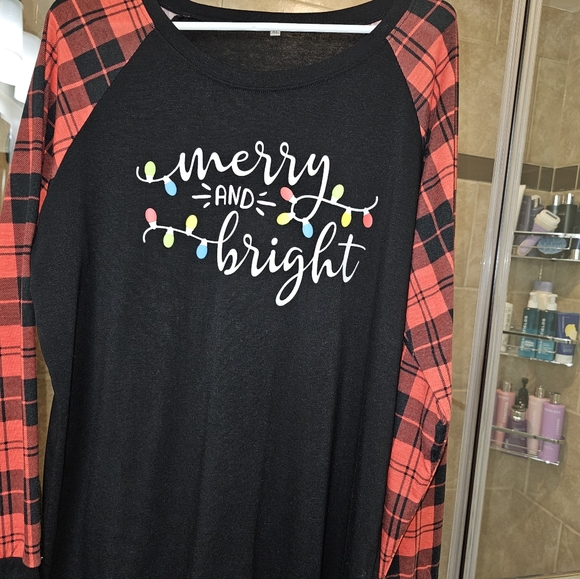 Long sleeve Christmas shirt xl - Picture 2 of 3
